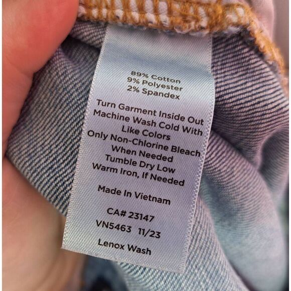 Talbots Women's Crop Straight Leg Jeans Lenox Wash size 10 - Picture 9 of 9